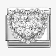 Nomination Classic Heart Cubic Zirconia Charm 330322/07