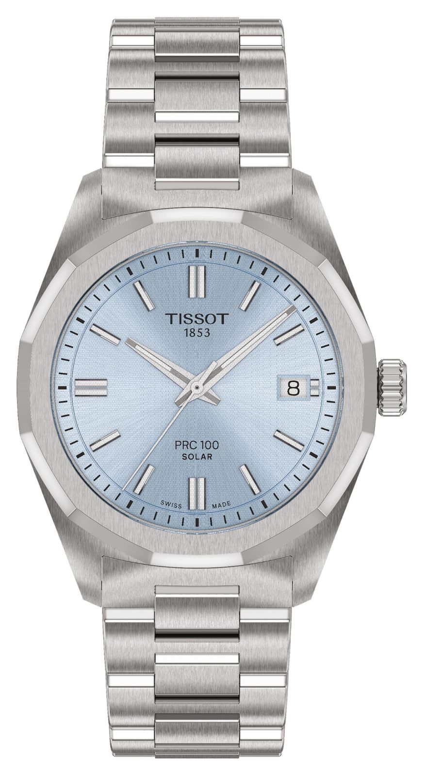 Tissot T1518221135100 PRC 100 Solar (34mm) Light Blue Dial Watch