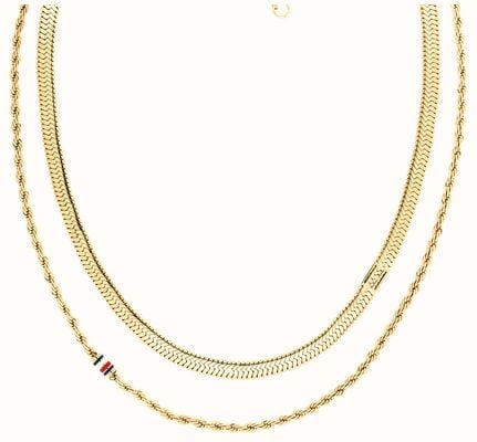 Tommy Hilfiger Women's Layered Set Necklace Gold 2780980
