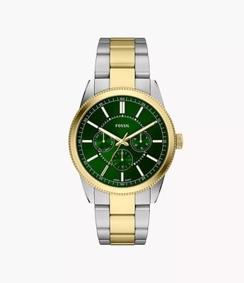 Fossil Pearson 42 mm Multifunction Two-Tone Stainless Steel Watch FS6197