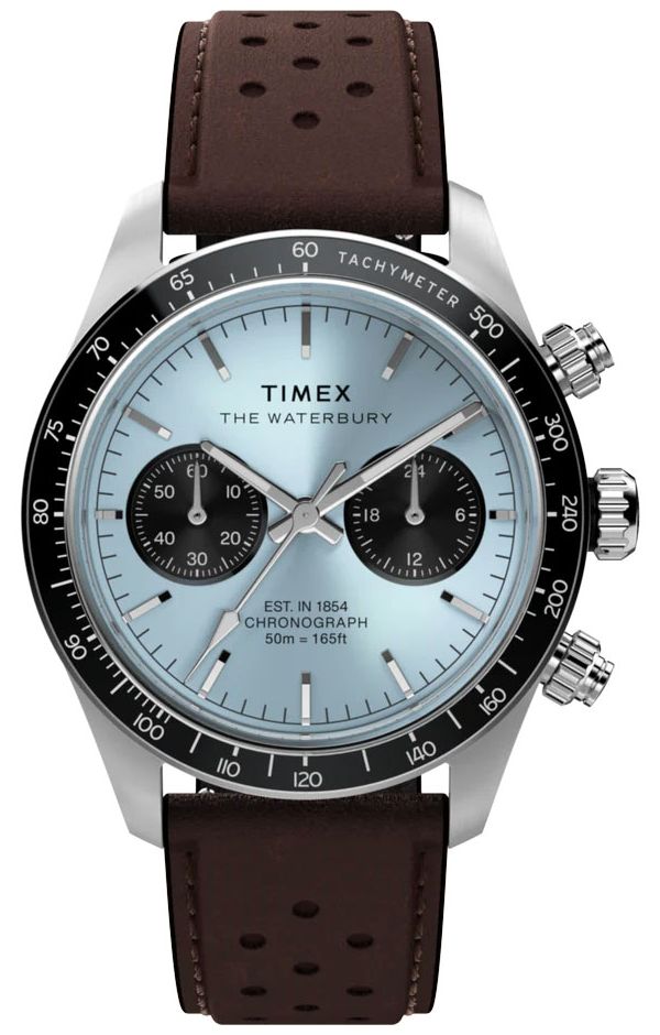 Timex TW2Y70600 Waterbury Heritage Chronograph (39mm) Ice Watch