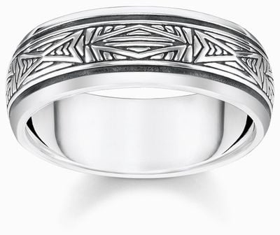 Thomas Sabo Rebel At Heart Ring | Sterling Silver | EU 62 UK U TR2277-637-21-62