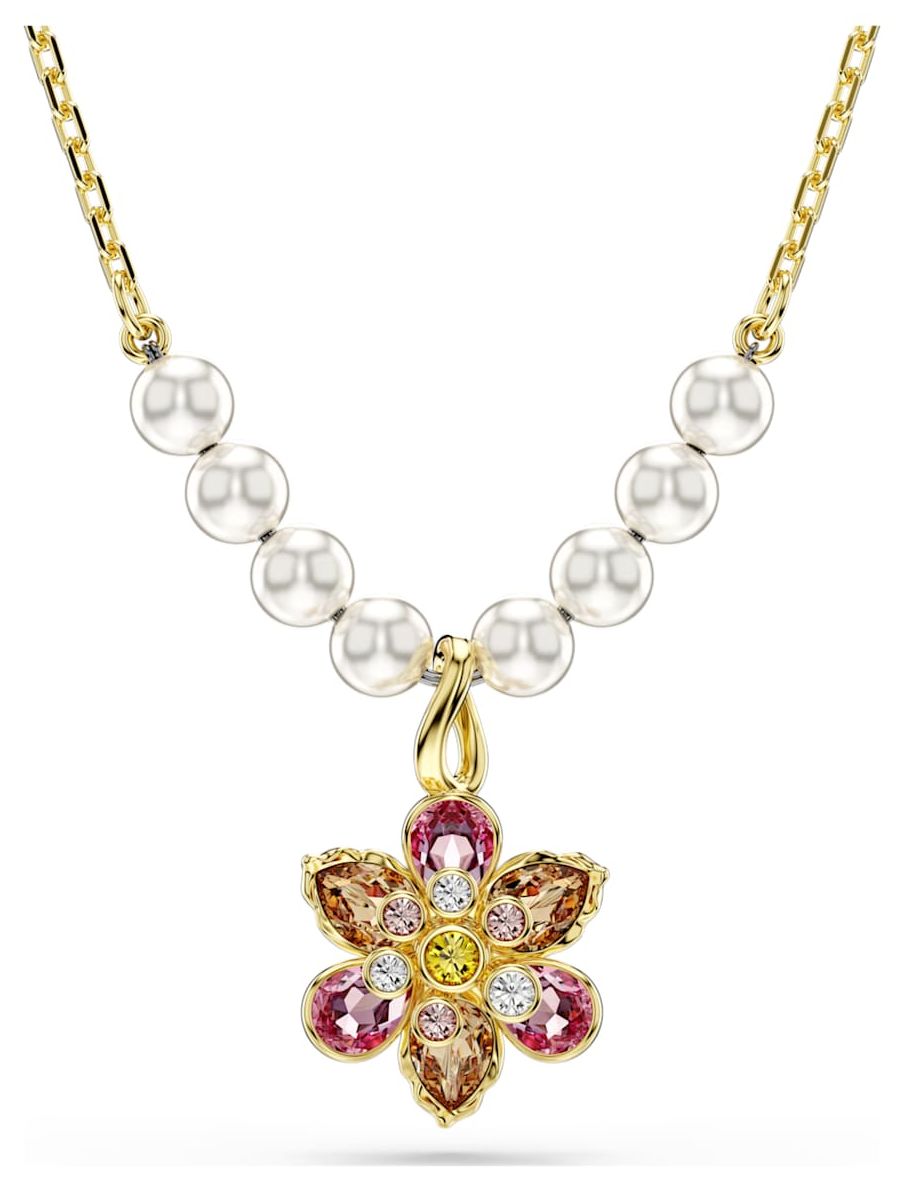 Swarovski 5723140 Idyllia Pendant, Crystal Pearl, Mixed Cuts Jewellery