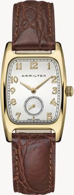 Hamilton American Classic Boulton Quartz *Indiana Jones - 2023* (27mm) White Dial / Brown Calf Leather H13431553