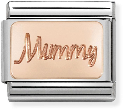 Nomination Classic Mum 9ct Rose Gold & Steel Charm 430101/42