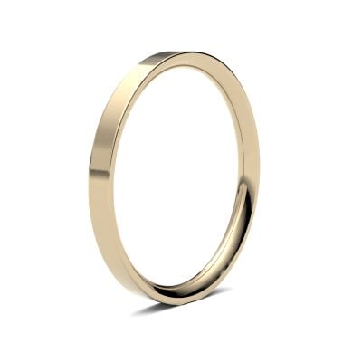 James Moore Wedding Ring  | 2mm | Medium | Size Flat Court | AG_2LME-9Y AG_2LME-9Y