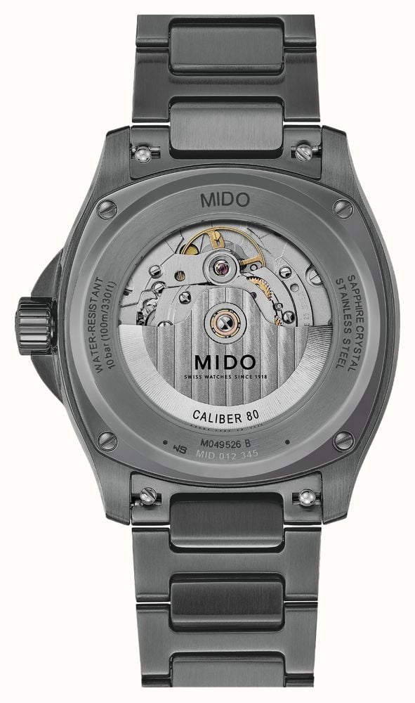MIDO Multifort TV Big Date Special Edition (40mm) Multicoloured TV Dial / 3x Strap Set M0495263308101 - alternate view 3