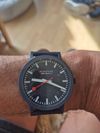 Customer picture of Mondaine Essence 41mm | Deep Ocean Blue Strap | Blue Dial MS1.41140.LD