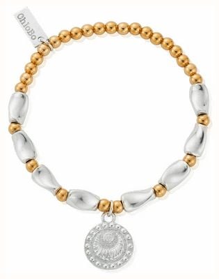 ChloBo Gold And Silver Rising Woman Bracelet GMBLTB3458