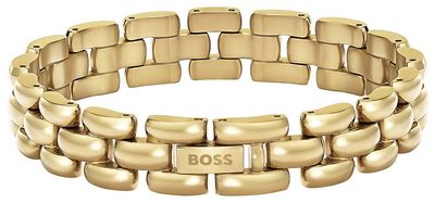 BOSS Jewellery Gold Tone Violet Polished Bracelet 1580897