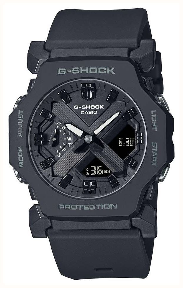 Casio G Shock Core GA 2300 42.1mm Black Hybrid Dial Black Resin Strap GA 2300 1AER First Class Watches