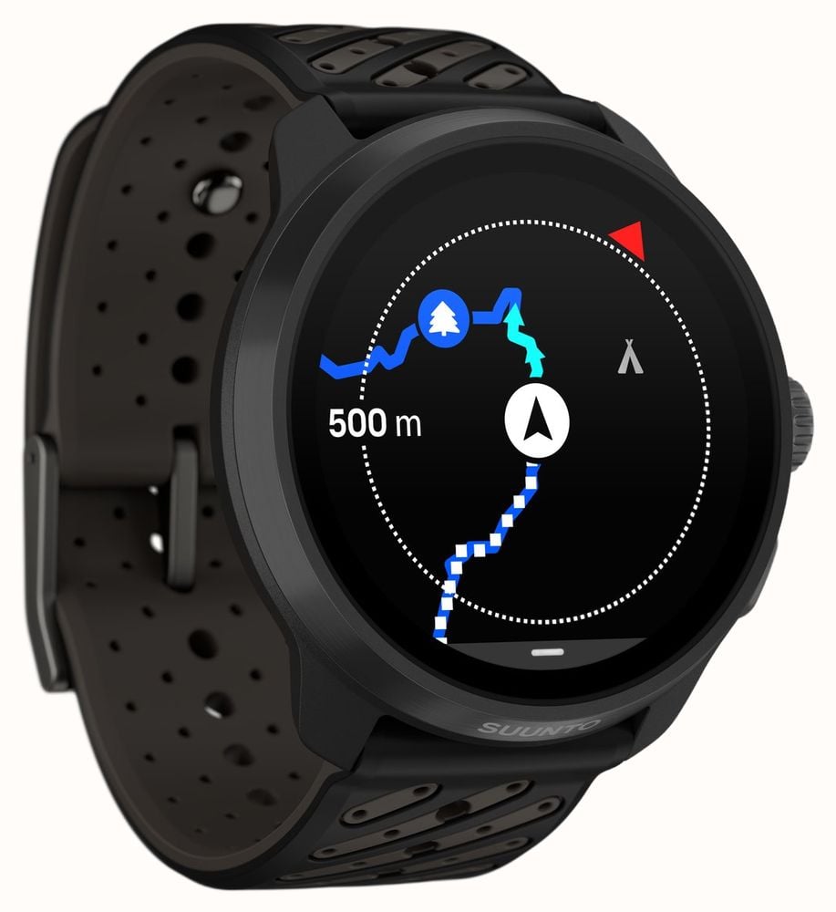 Suunto RACE 3S Titanium AMOLED Multisport Performance Watch (49mm) All Black SS051645000 - alternate view 3