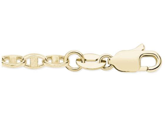 James Moore HMAR-260-9Y-18 9ct Yellow Gold 18″ Marine chain Jewellery