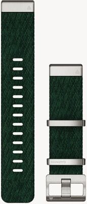 Garmin QuickFit 22 Jacquard-Weave Nylon Green Strap Only 010-13008-00