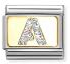 Nomination COMPOSABLE CLASSIC LINK, LETTER A, SILVER GLITTER 030291/01