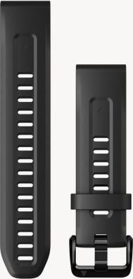 Garmin QuickFit 20mm Strap Only Black Silicone 010-13102-00