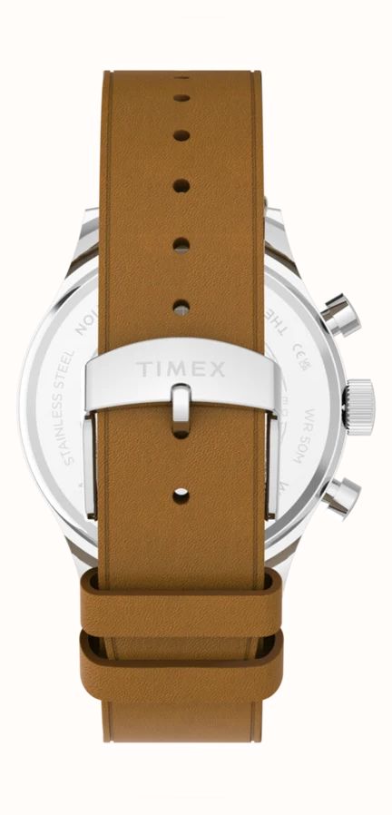 Timex WEEKENDER MAIN LINE 40mm Brown Leather Strap Watch TW2Y85000 - alternate view 2