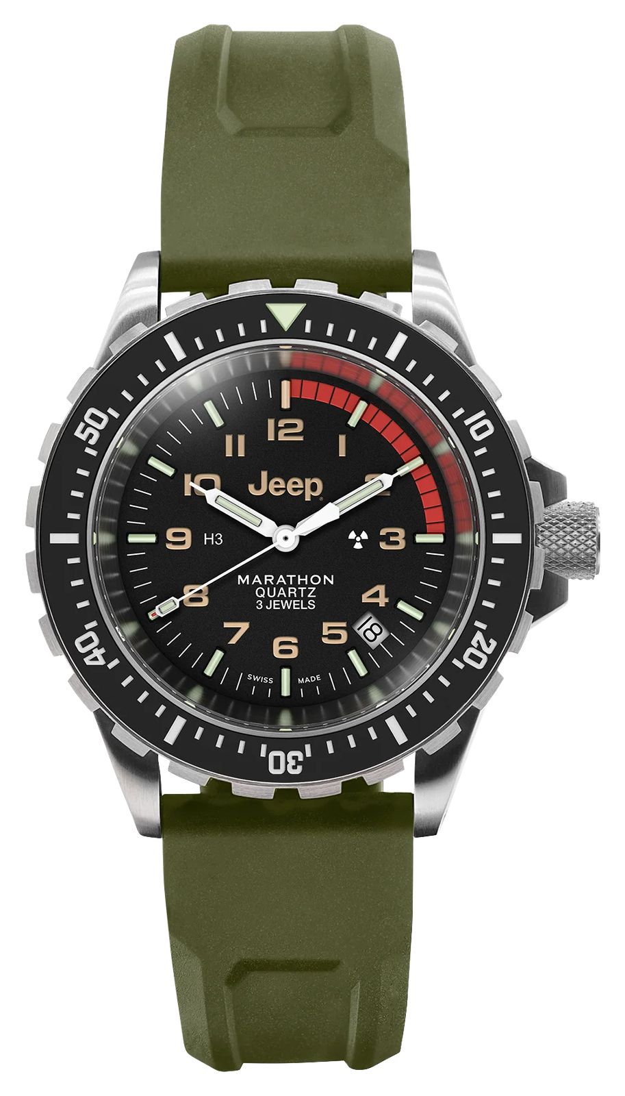 Marathon WW194007SS-4101 x Jeep® Rubicon TSAR® Quartz ( Watch