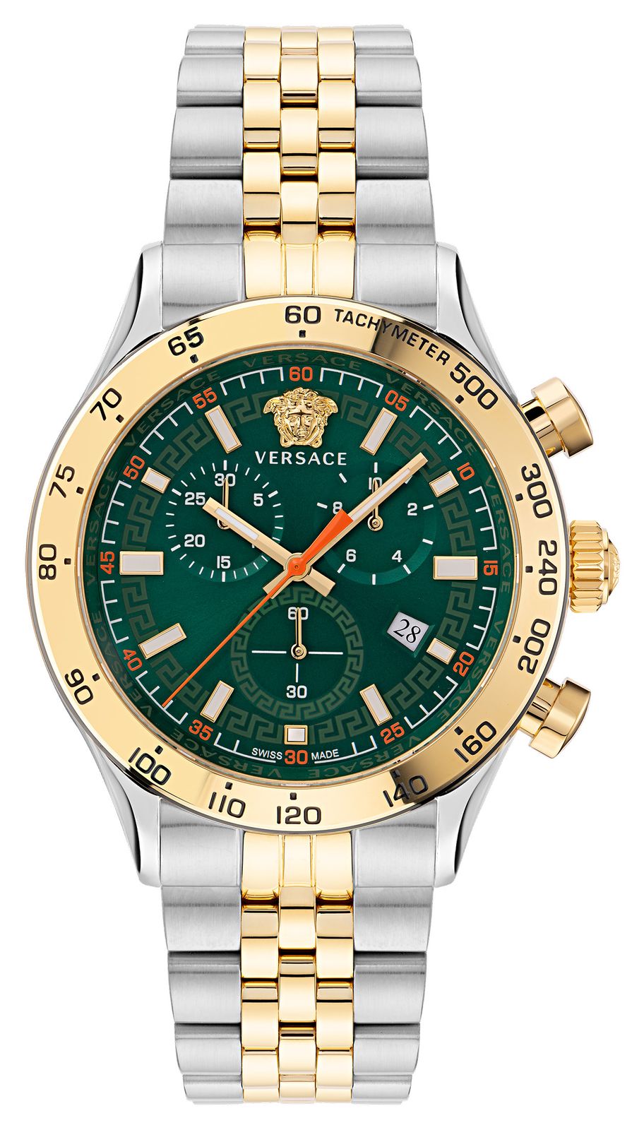 Versace VE2U00522 HELLENYIUM CHRONO (44mm) Green Dial / Two- Watch