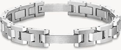 Herbelin Cap Camarat Bracelet - Brushed And Polished Stainless Steel - 10mm (Adjustable) BCC10AB