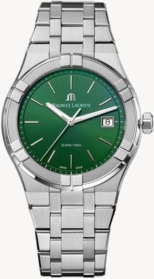 Maurice Lacroix Aikon Quartz (40mm) Green Dial / Stainless Steel AI1108-SS002-630-1