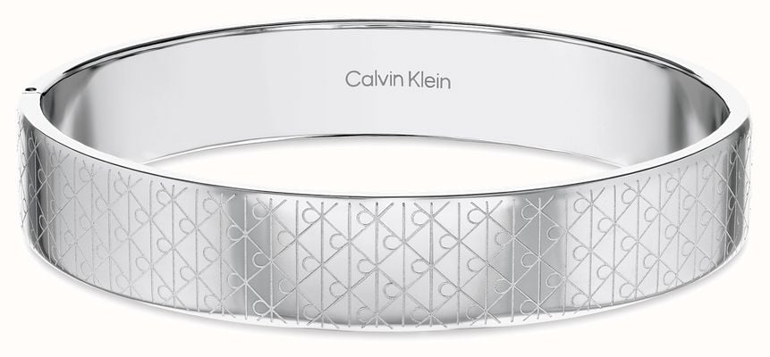 Calvin Klein Ck Iconic Silver Bangle - One Size 35000855