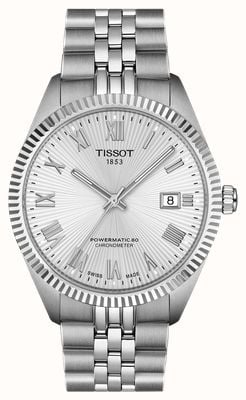 Tissot Ballade Automatic Chronometer (39mm) Silver Dial / Stainless Steel Bracelet T1564081103300