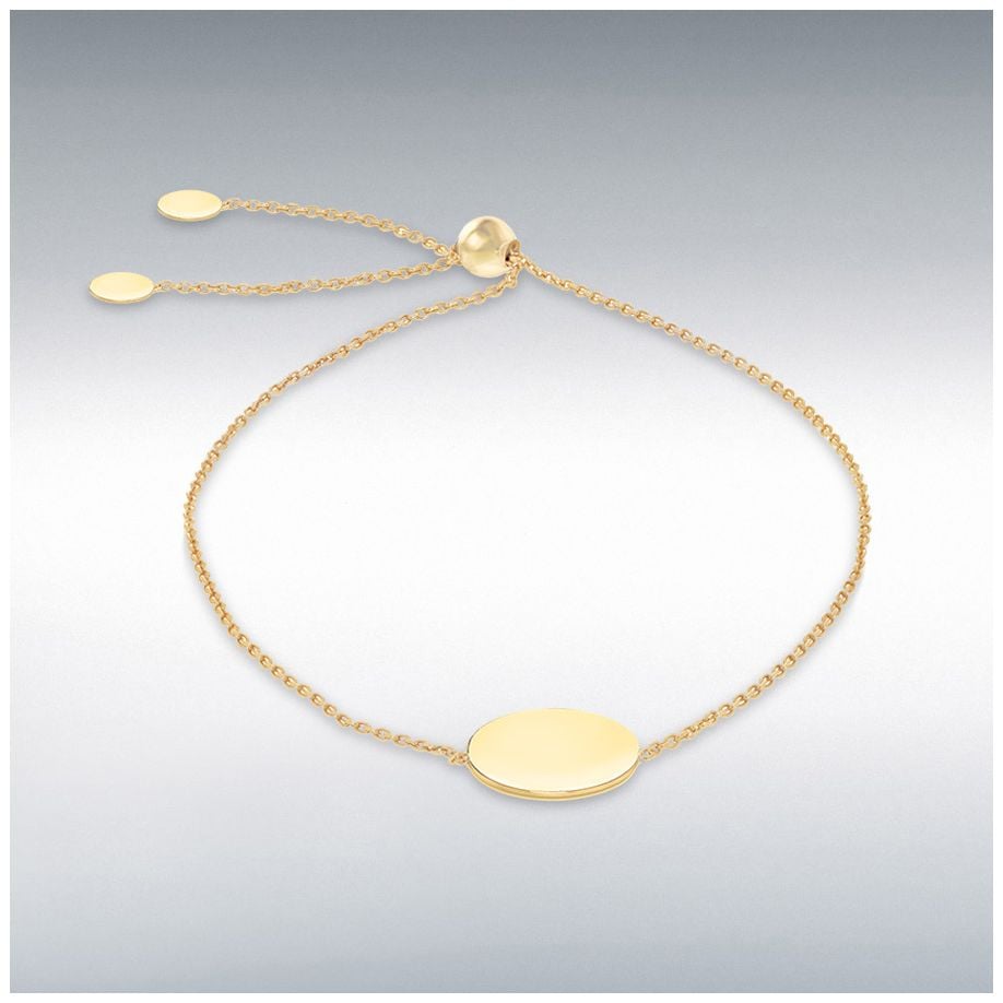 James Moore & Co 1.29.7879 9ct Yellow Gold Slider Disc Jewellery