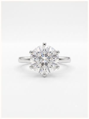 Platinum 3ct Evs1 Idexex Round Diamond J49750