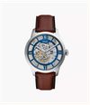 Fossil Townsman 44 mm Automatic Brown Leather ME3267
