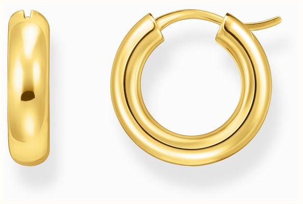 Thomas Sabo Medium Chunky Design Gold-Plated Sterling Silver Hoop Earrings 16.2mm CR747-413-39