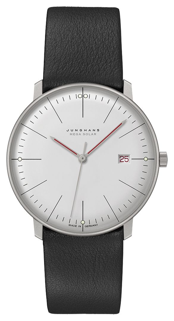 Junghans 59/2326.02 Max Bill MEGA Solar (38mm) White Dial / Watch