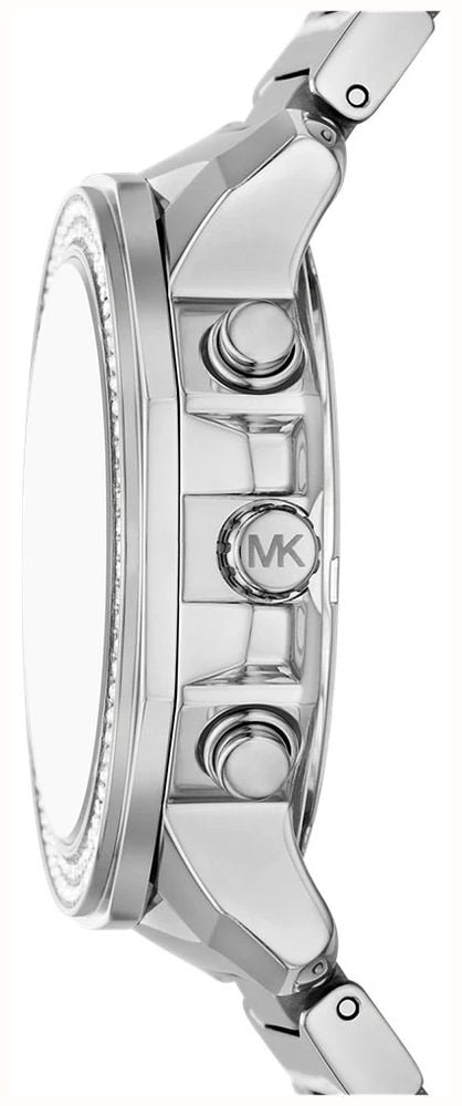 Michael Kors Prescott Ladies Silver Tone chronograph with crystals Watch MK7683 - alternate view 2