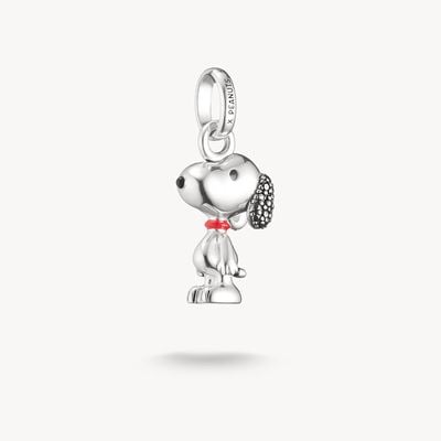 Thomas Sabo Silver Charm Pendant Snoopy Pavé PEANUTS Connect CC1310-691-11