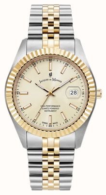 Jacques Du Manoir Inspiration Business (40mm) Champagne Dial / Two-Tone Stainless Steel JWN01704