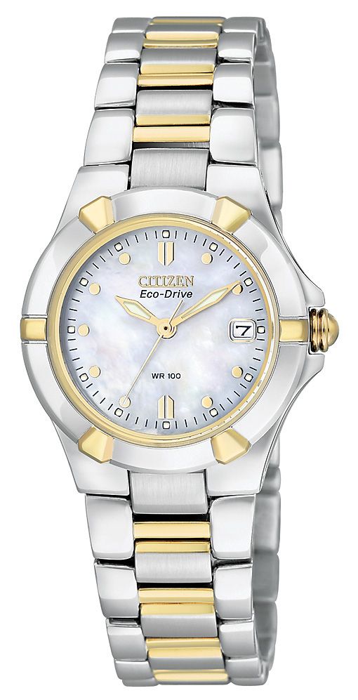 Citizen EW1534-57D Women’s Riva Two-Tone Steel Case Eco- Watch