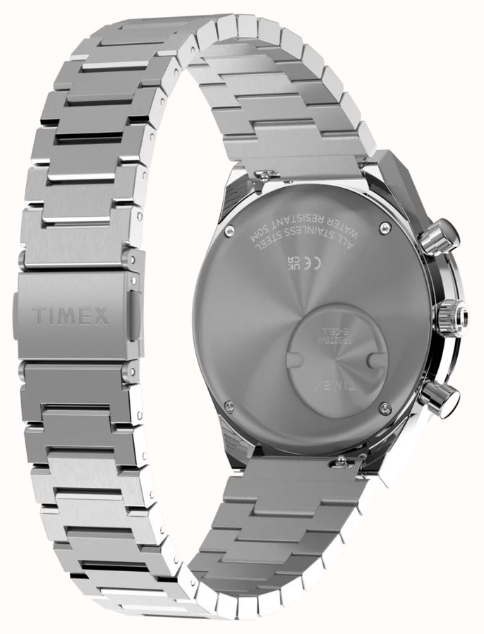 Timex Q Sport Timex Chronograph 40mm Stainless Steel Bracelet TW2Y88600 - alternate view 3