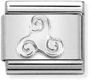 Nomination Classic Triskele Sterling Silver Charm 330106/05