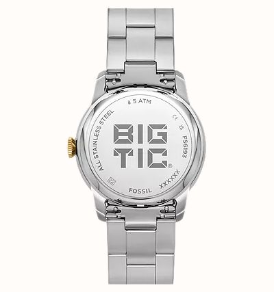 Fossil Townsman Big Tic 42 mm Two-Tone Stainless Steel Watch FS6193 - alternate view 6