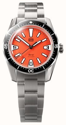 HTD Aquatìc SpaceBoy Automatic Skindiver (39mm) Aranciata Orange Dial / 323 Stainless Steel Bracelet Watch AQUATIC-SPACEBOY-ORANGE