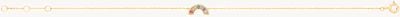 Treasure House Ladies 9ct Yellow Gold Rainbow Bracelet BR658
