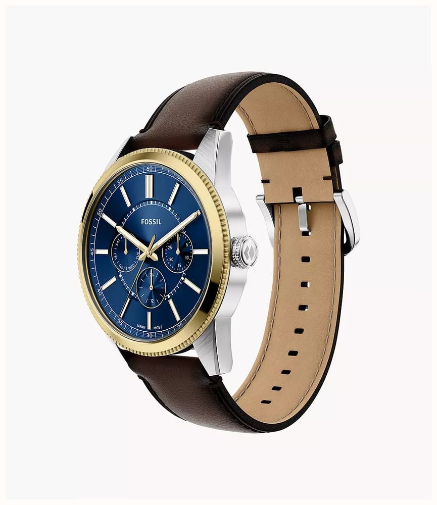 Fossil Pearson 42 mm Multifunction Brown Leather FS6195 - alternate view 5