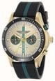 Aston Martin Thrill CLP Quartz Chronograph (45mm) Champagne Dial / Black & Podium Green Flex Strap MTRL1F601 - alternate view 2
