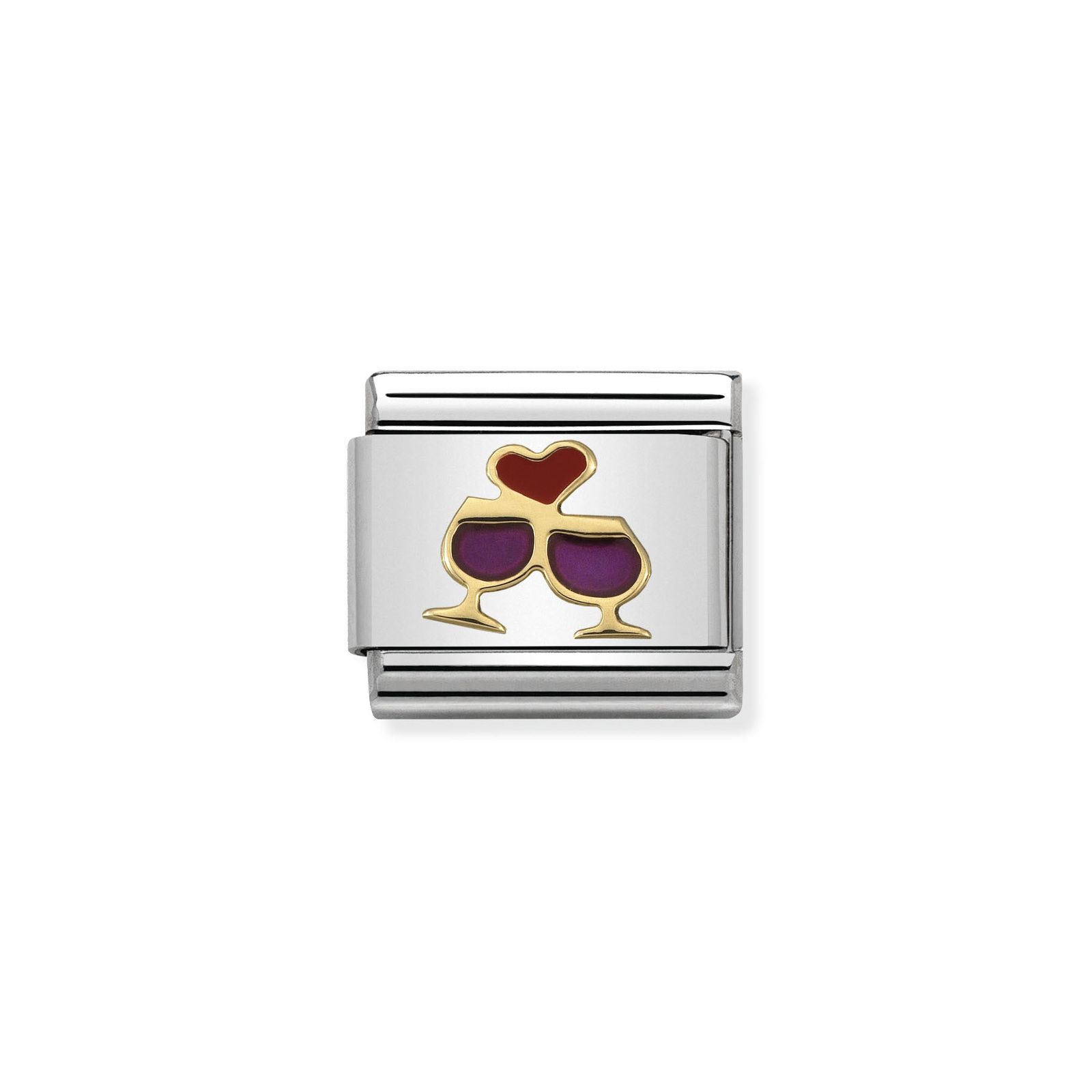 Nomination 030283/08 Classic Glasses With Heart 18ct Gold & Jewellery