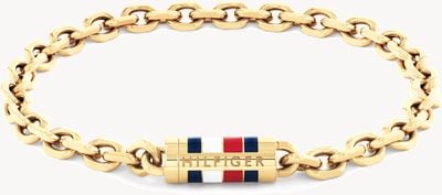Tommy Hilfiger Men's Bruce Chain Bracelet Gold 2790653