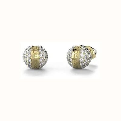 Guess Women's Gold-Tone Stud Ball Earrings JUBE04459JWYGT/U