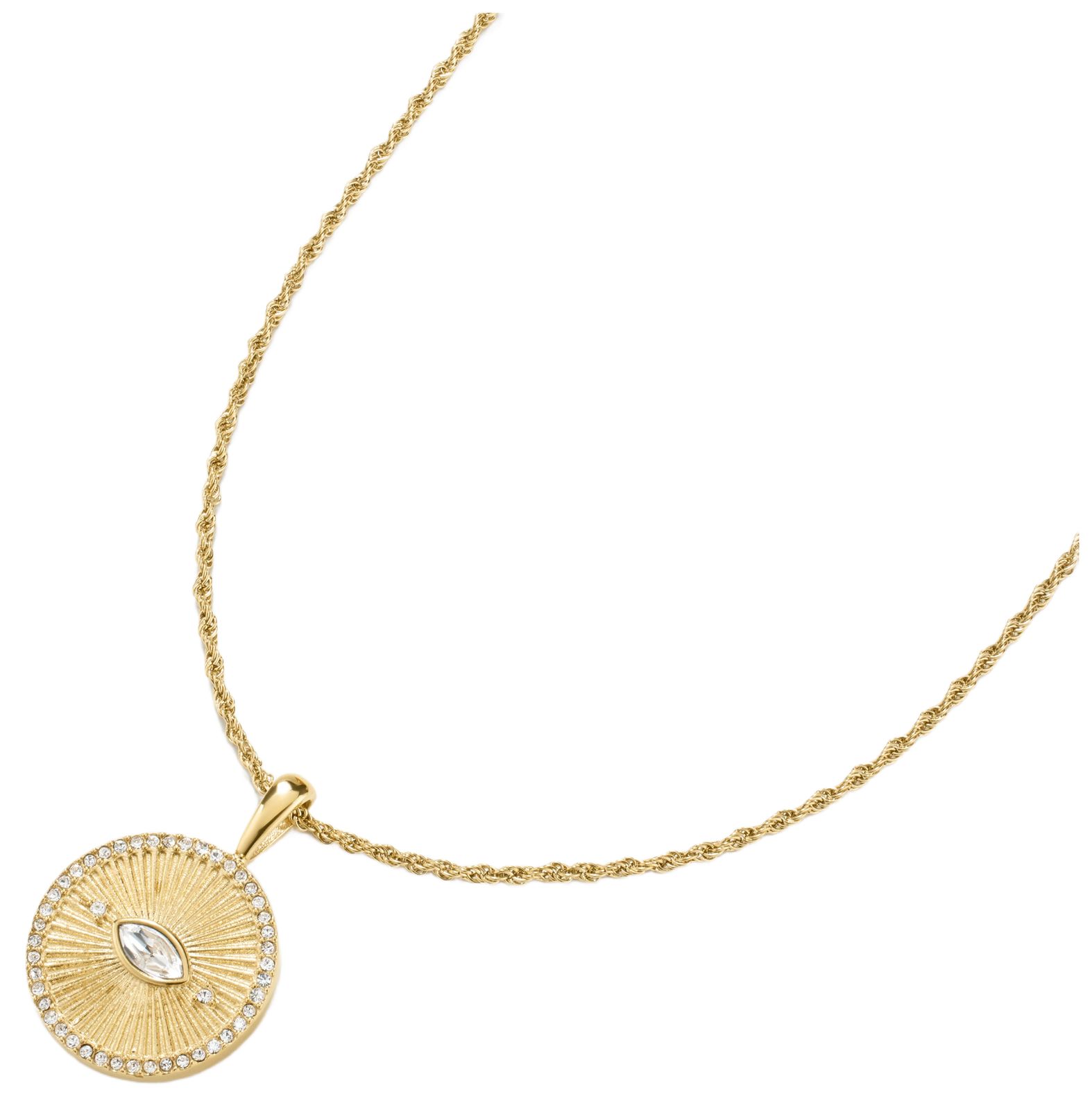 D.LOUISE SKN-71 Evil Eye Talisman Necklace 45cm Jewellery