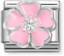 Nomination Classic Symbols Pink Flower Charm 330321/14