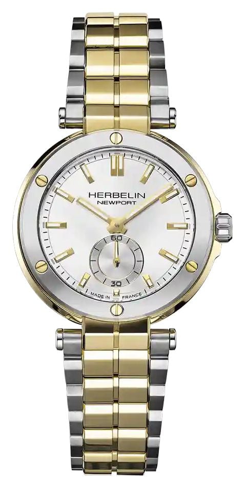 Herbelin 18289BT1N12 Ladies Newport Quartz (35mm) Silver Watch