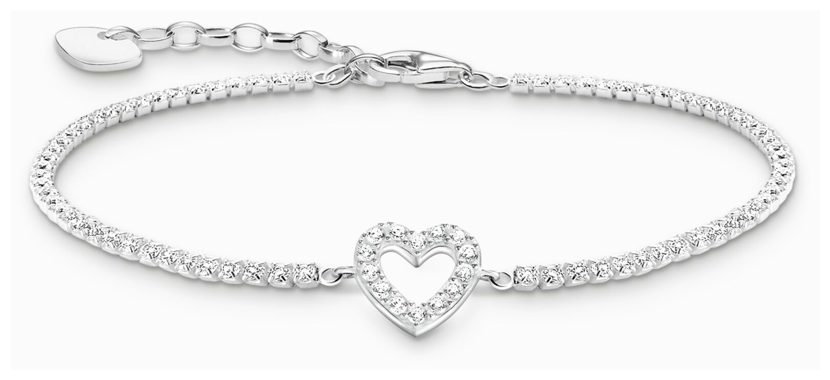 Thomas Sabo A2177-051-14-L19V Women's Sterling Silver Tennis Jewellery